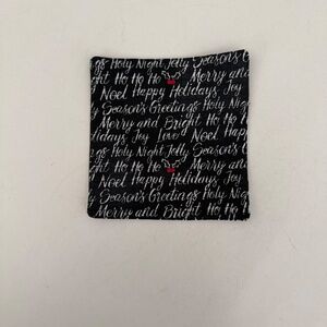 SET OF 6 FABRIC COASTER/TRIVET